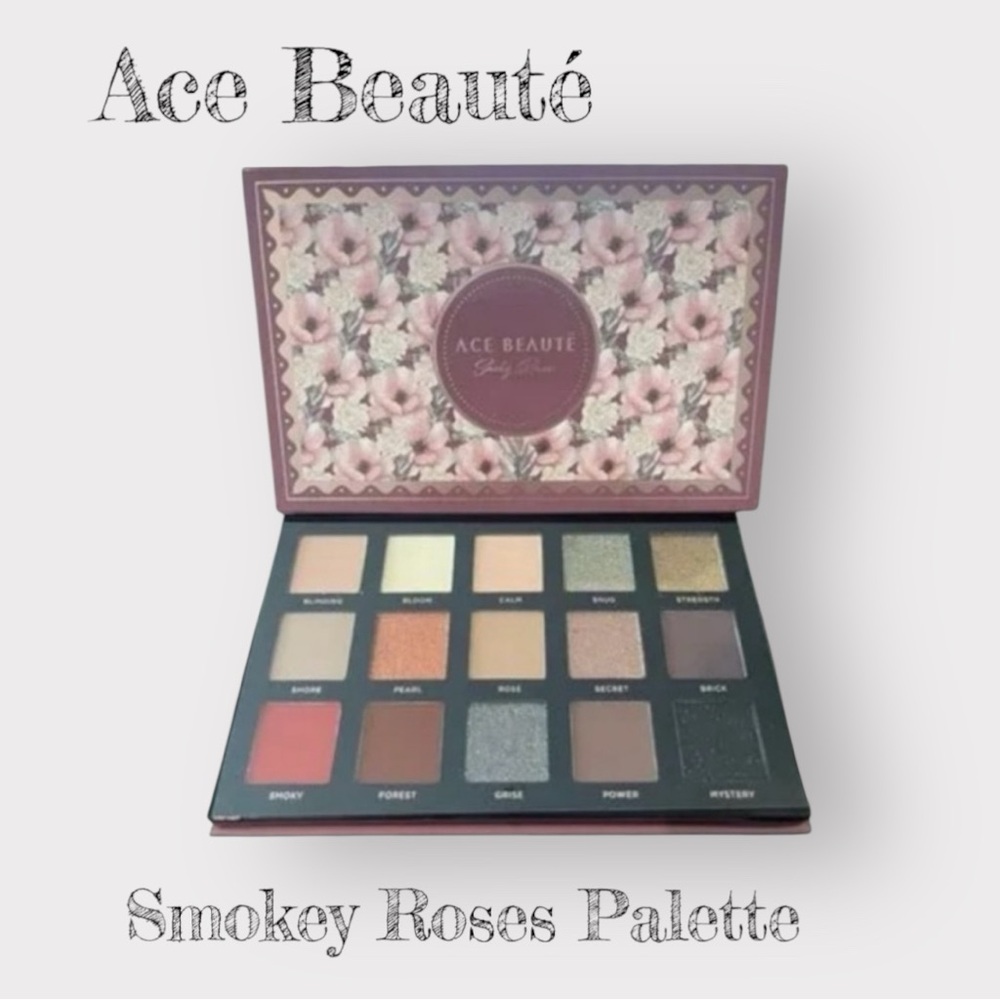 BRAND NEW Ace Beaute Smoky Roses Palette